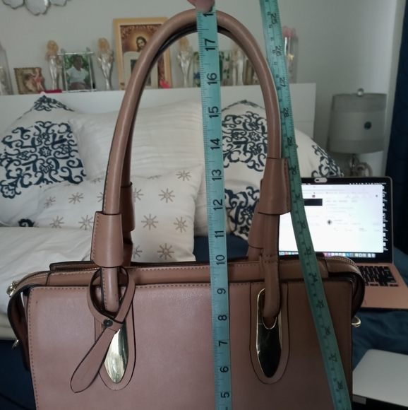 TAN/KHAKI COLOR SHOULDER BAG - Picture 6 of 8